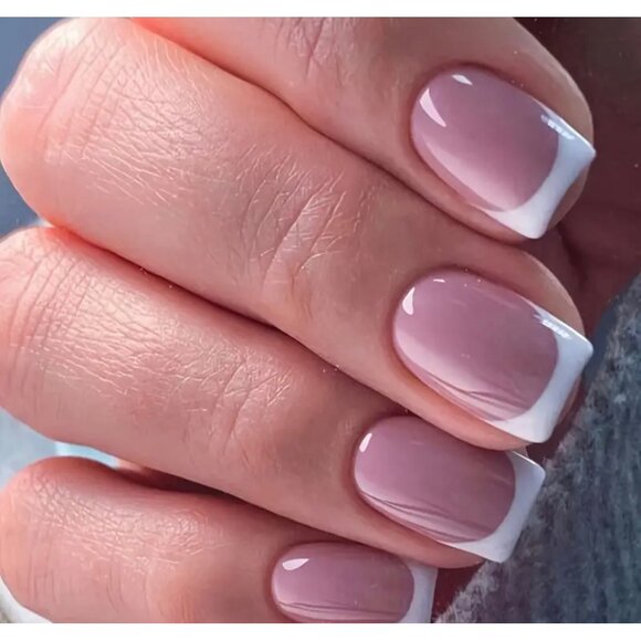 False French Fingernails and Toenails * New in PKG Pink - Picture 6 of 8